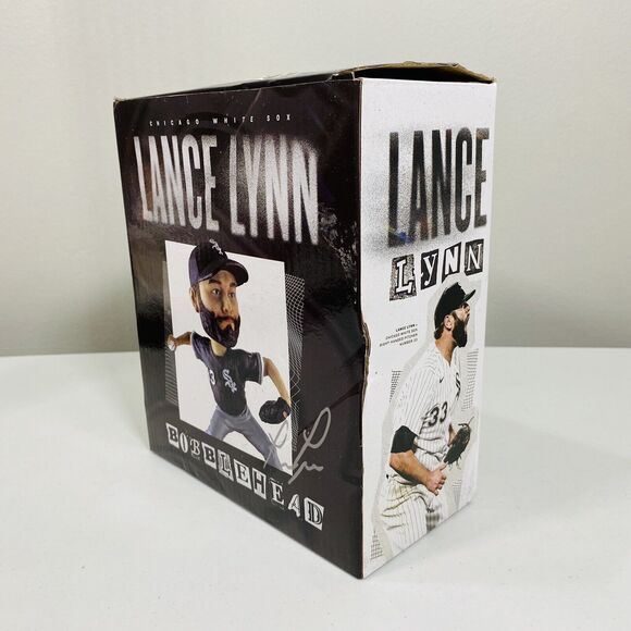 Lance Lynn #33 MLB Chicago White Sox SGA Bobblehead Bobble 8/13/2022 New In Box - Picture 3 of 6
